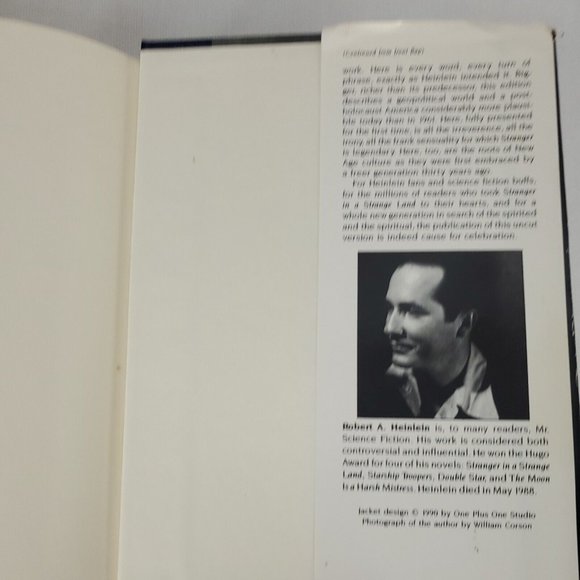 STRANGER IN A STRANGE LAND Robert Heinlein HARDCOVER UNCUT 30TH ANNIVERSARY ED - Picture 9 of 10